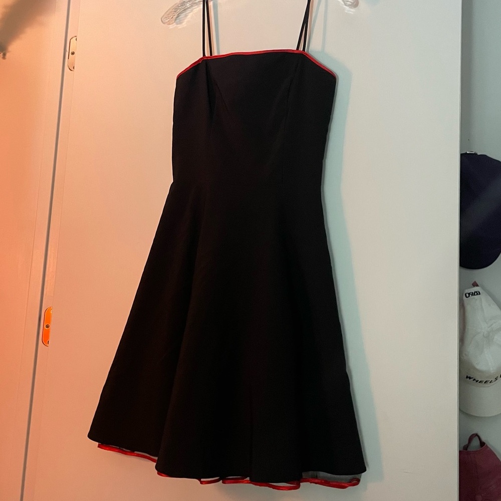 French Style Black 50s Prom Dress